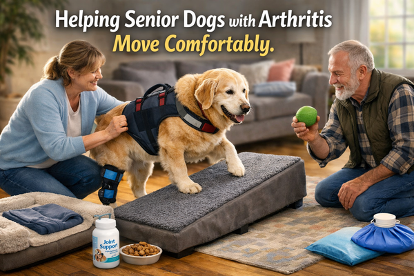 Helping Senior Dogs with Arthritis Move Comfortably