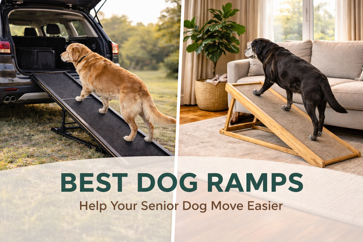 How Dog Ramps Help Senior Dogs Maintain Mobility and Comfort