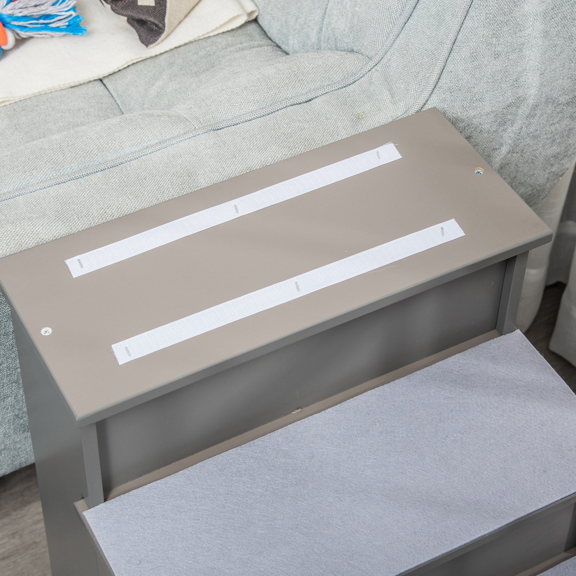 SoftStep™ 66 lbs 4-Step Pet Stairs with Removable Cushioned Cover