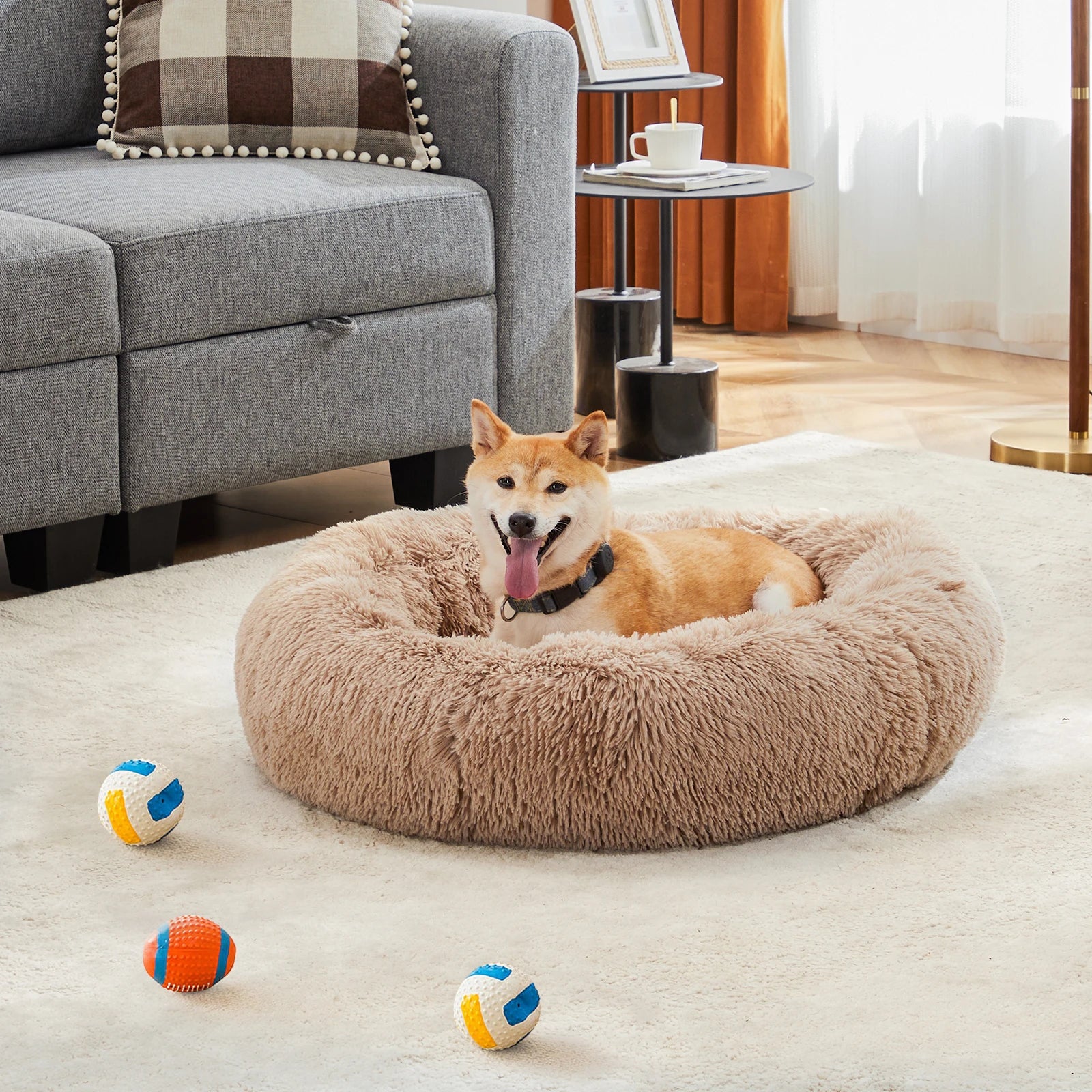 CloudRest™ Calming Plush Dog Bed