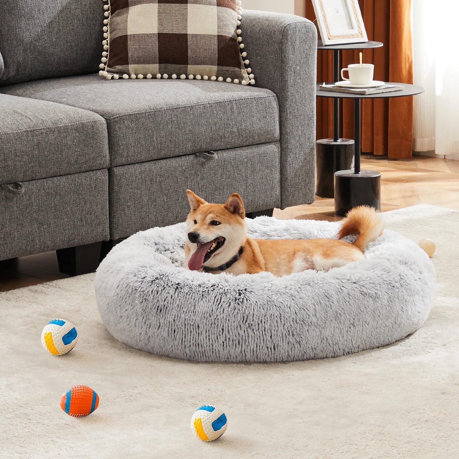 CloudRest™ Calming Plush Dog Bed